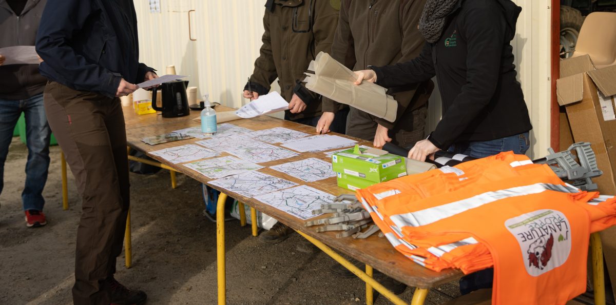 Consigne de sécurité de l'événement de collecte de déchets j'aime la nature propre